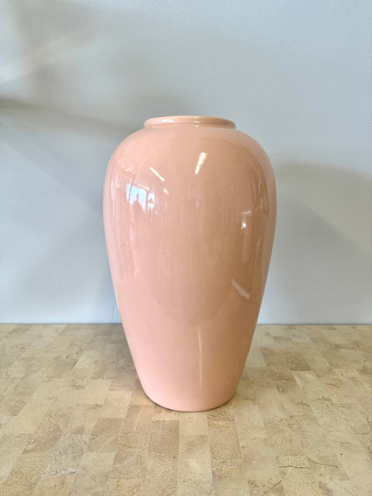 Vintage 1989 Pale Peach Haeger Vase