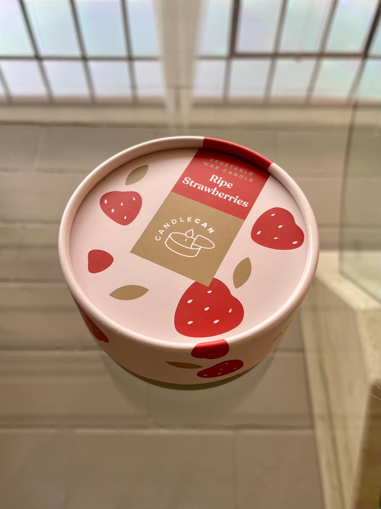 CandleCan Ripe Strawberries Tin Candle