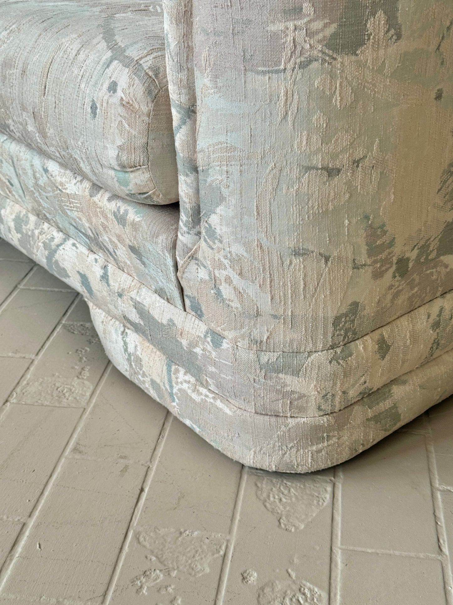 Postmodern Sculpted Sectional Sofa