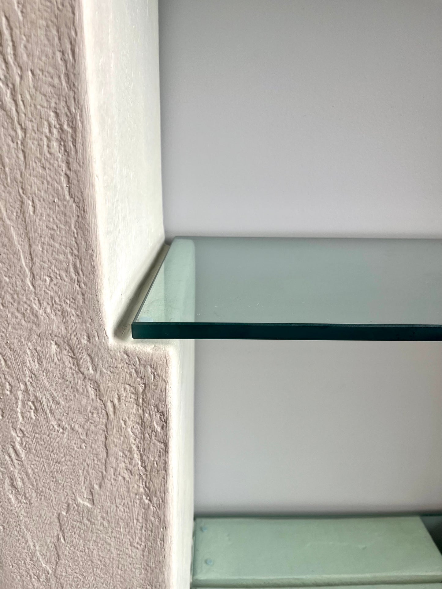 Postmodern Four Tier White Plaster Etagere