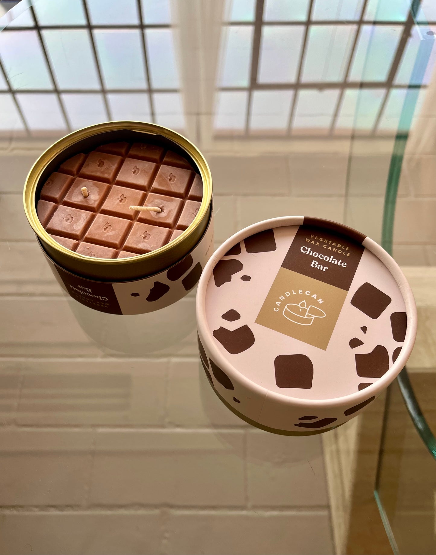 CandleCan Chocolate Bar Tin Candle