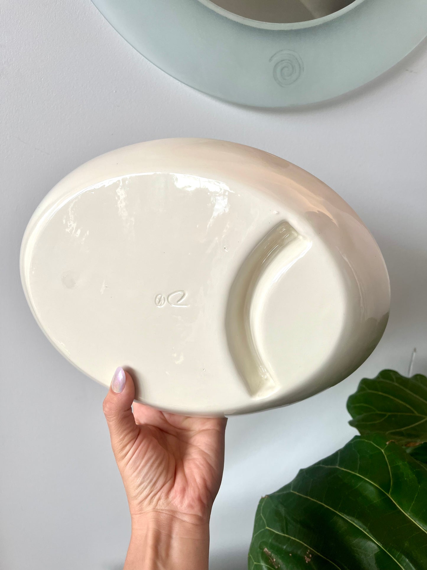 Vintage Ceramic Old Bay and Crab Segmented Serving Platter