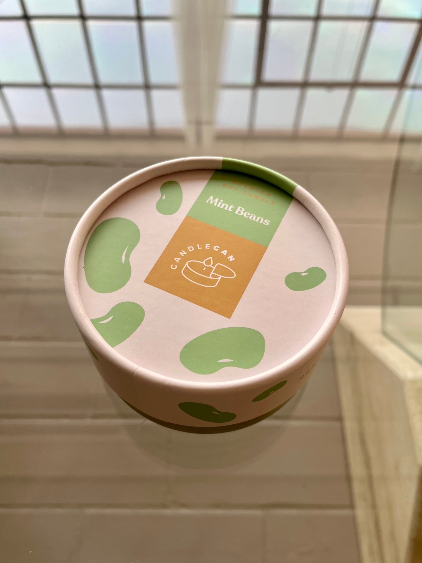 CandleCan Mint Beans Tin Candle