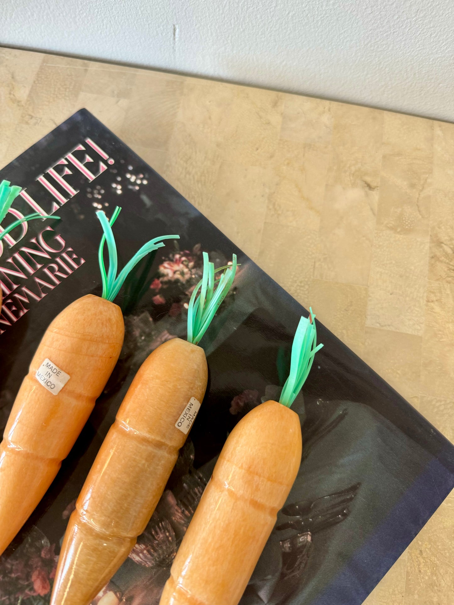 Vintage Alabaster Carrots