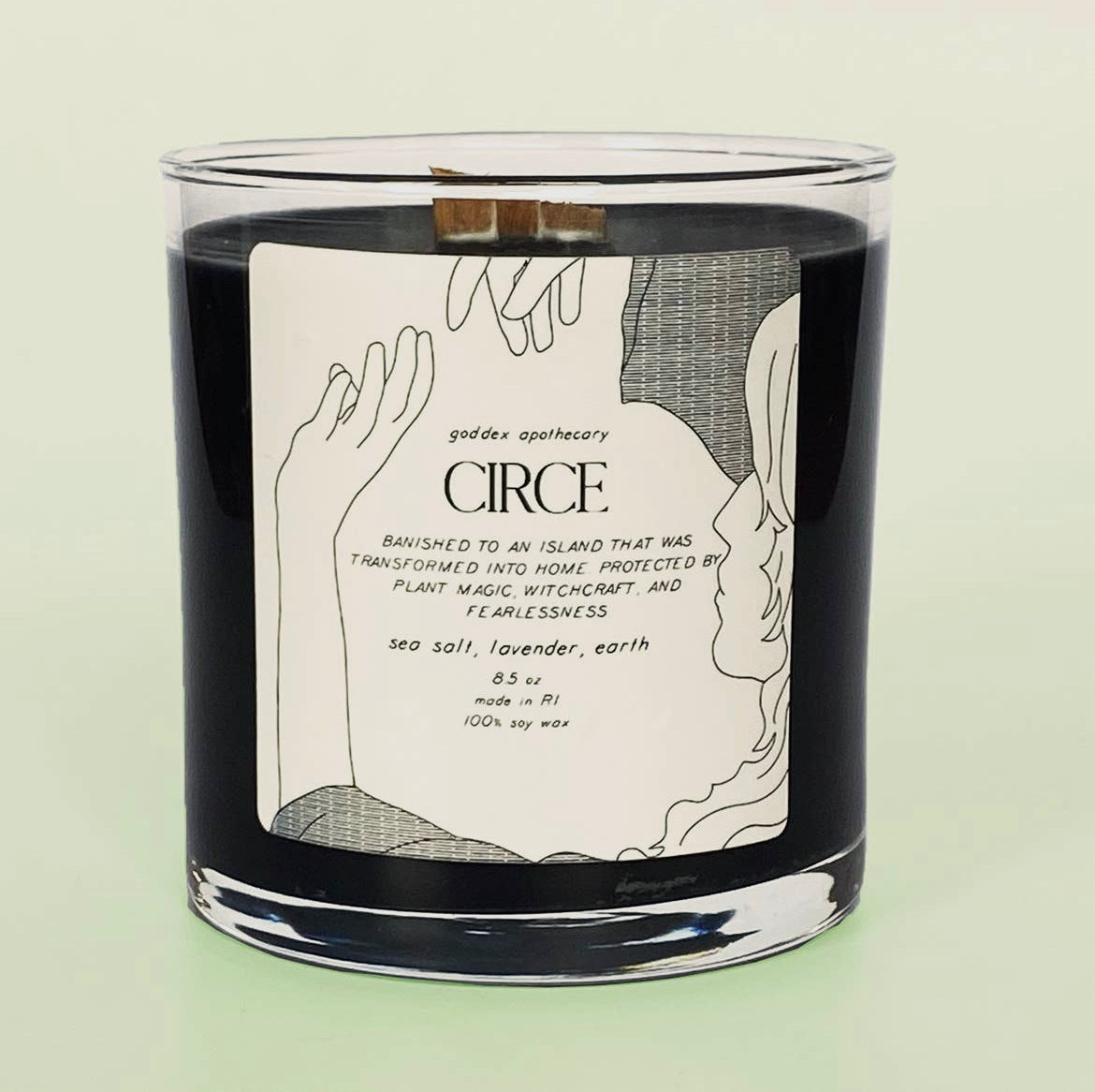 Goddex Circe Sea Salt, Lavender, & Earth Soy Candle