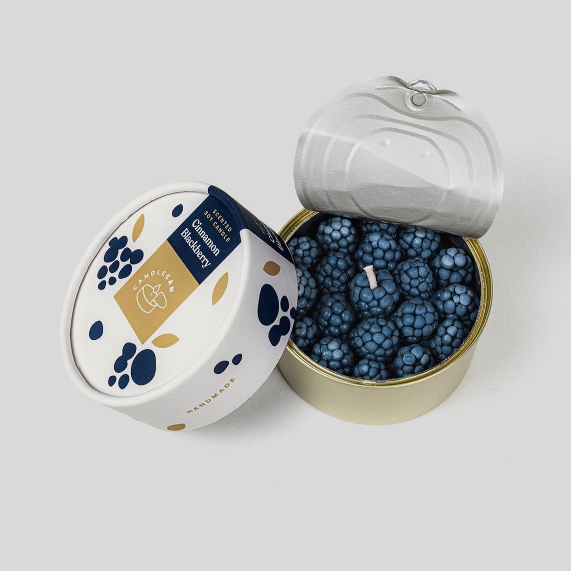 CandleCan Cinnamon Blackberry Tin Candle