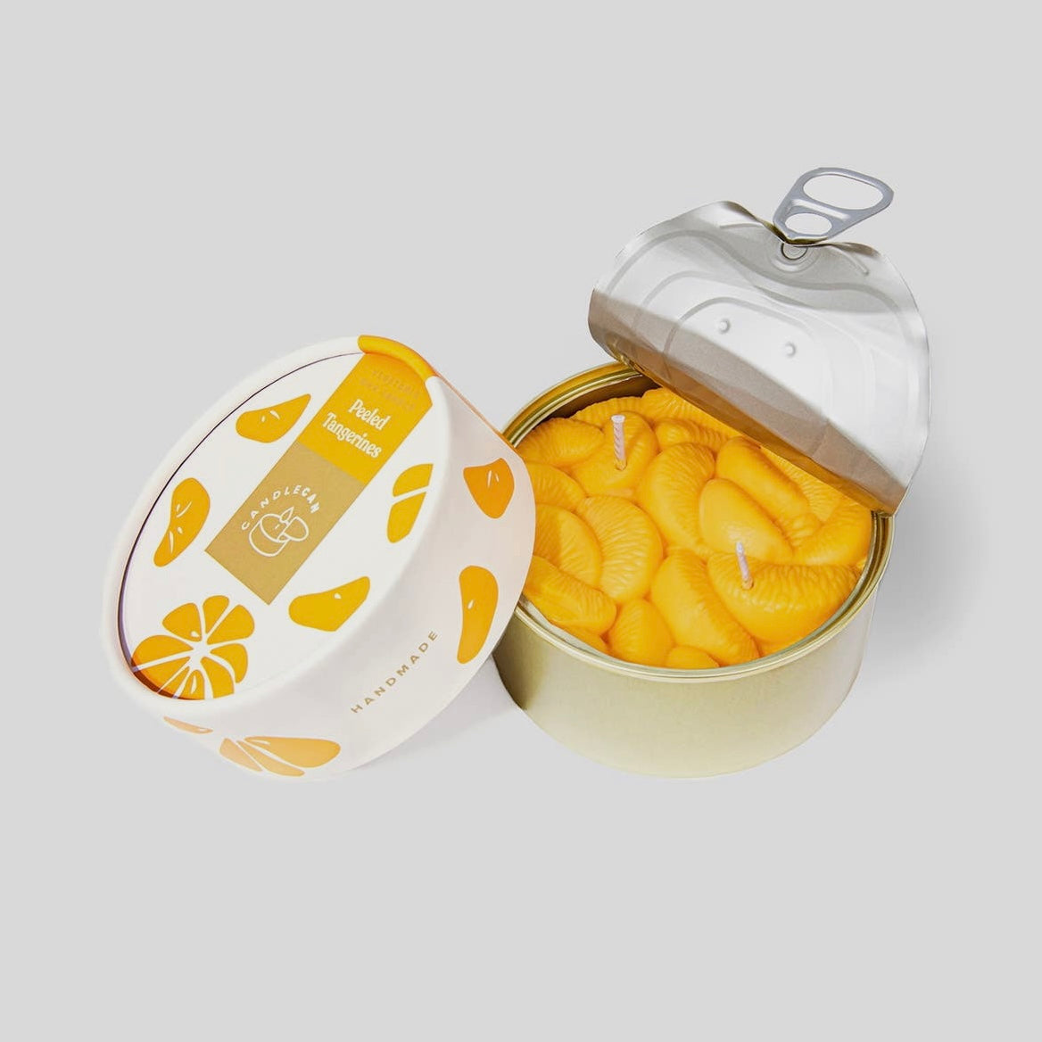 CandleCan Peeled Tangerines Tin Candle