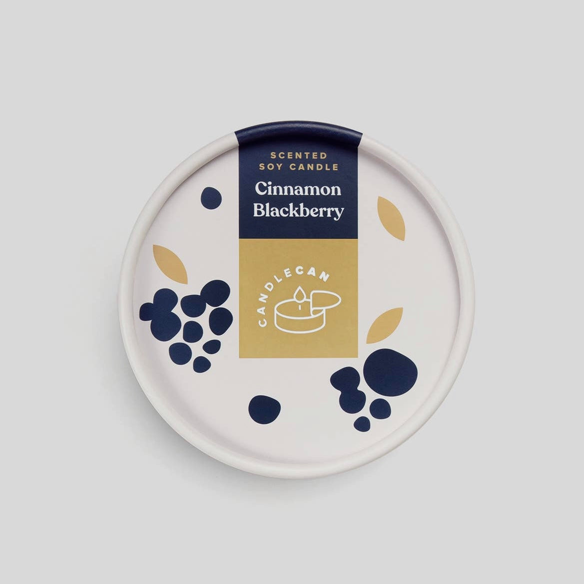 CandleCan Cinnamon Blackberry Tin Candle
