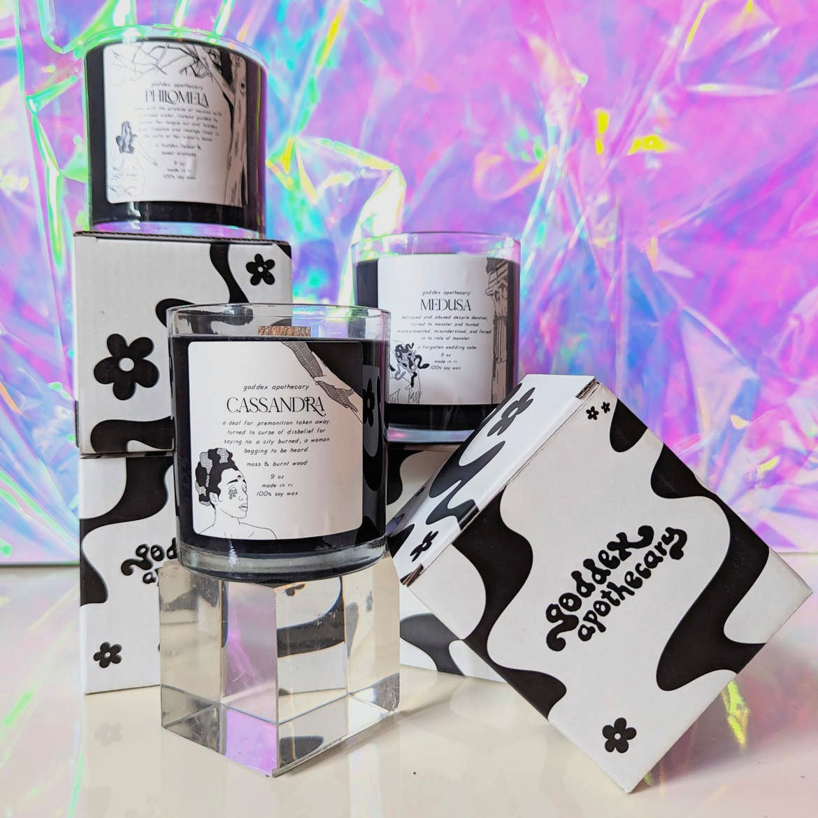 Goddex Lilith Amber & Smoke Soy Candle