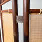 Vintage Split Bamboo Three Panel Screen