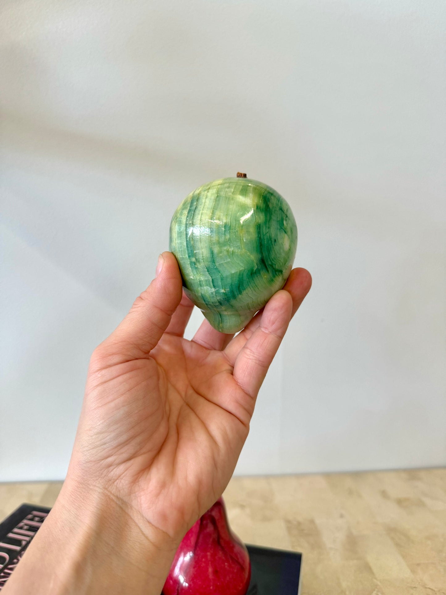 Vintage Alabaster and Marble Fruit