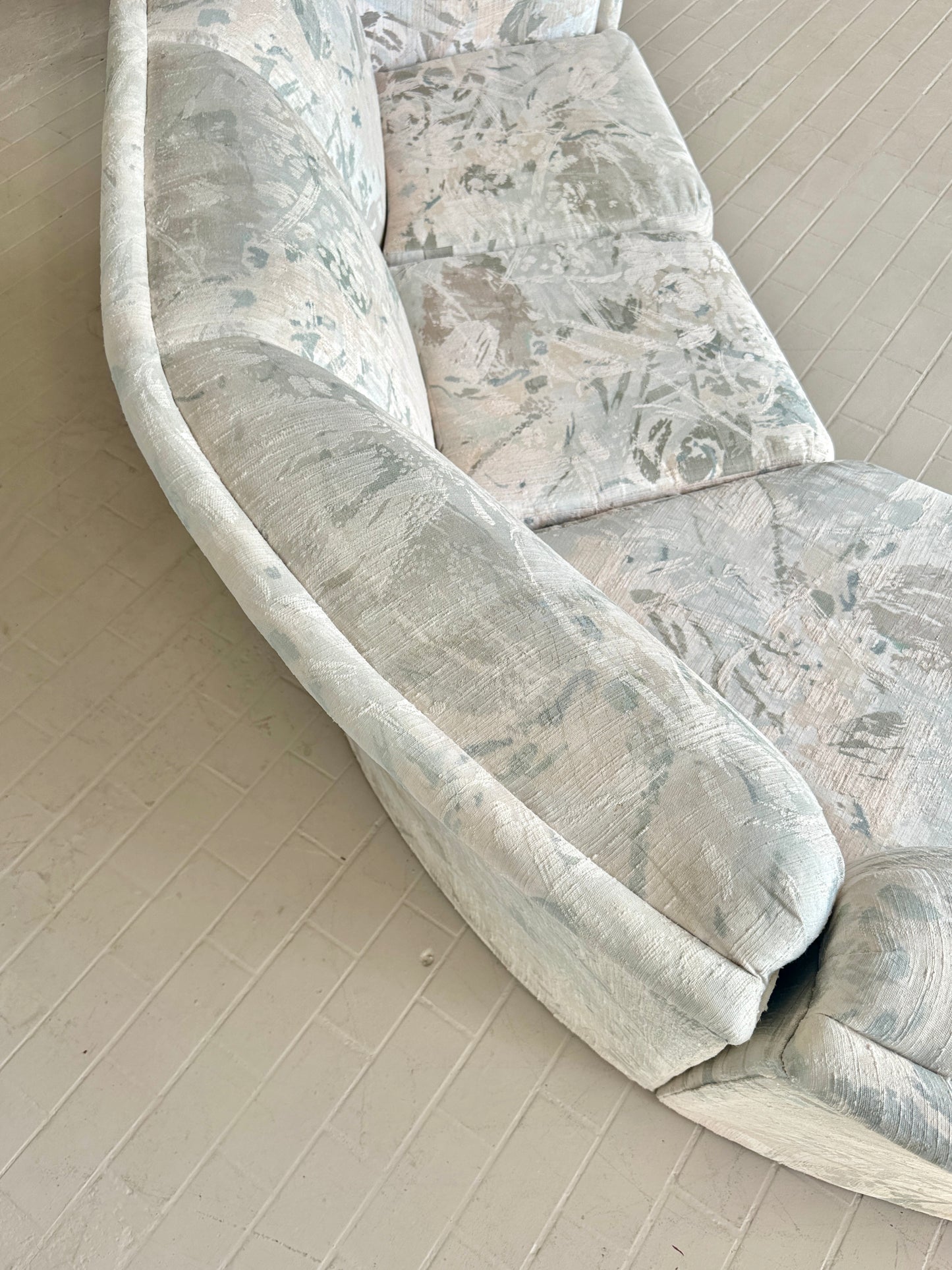 Postmodern Sculpted Sectional Sofa