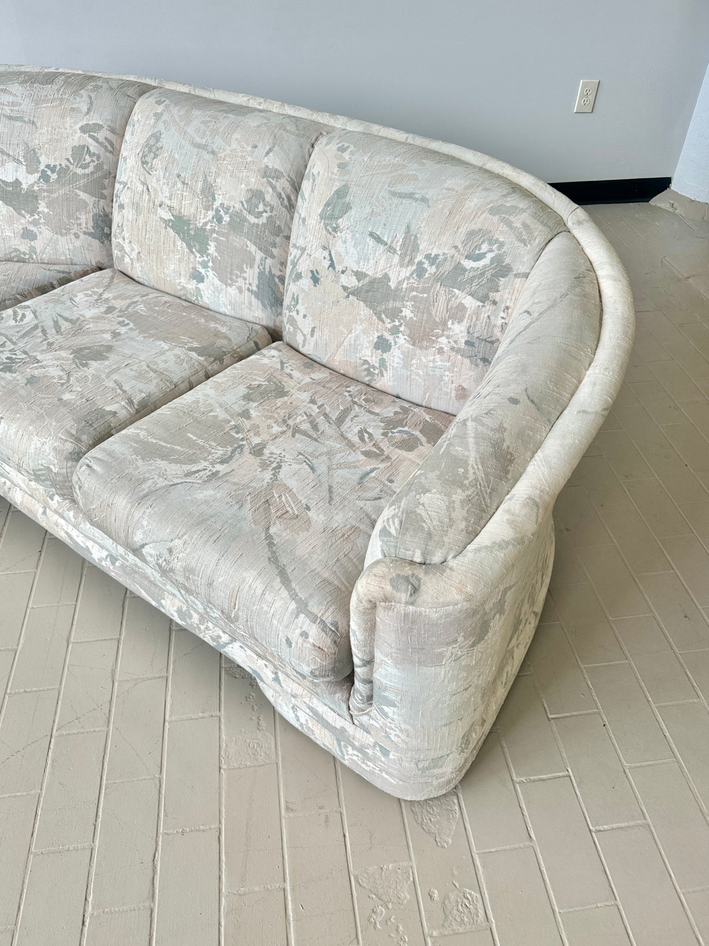 Postmodern Sculpted Sectional Sofa