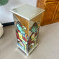 Vintage Picasso Style Silver and Gold Leaf Abstract Figure Pedestal