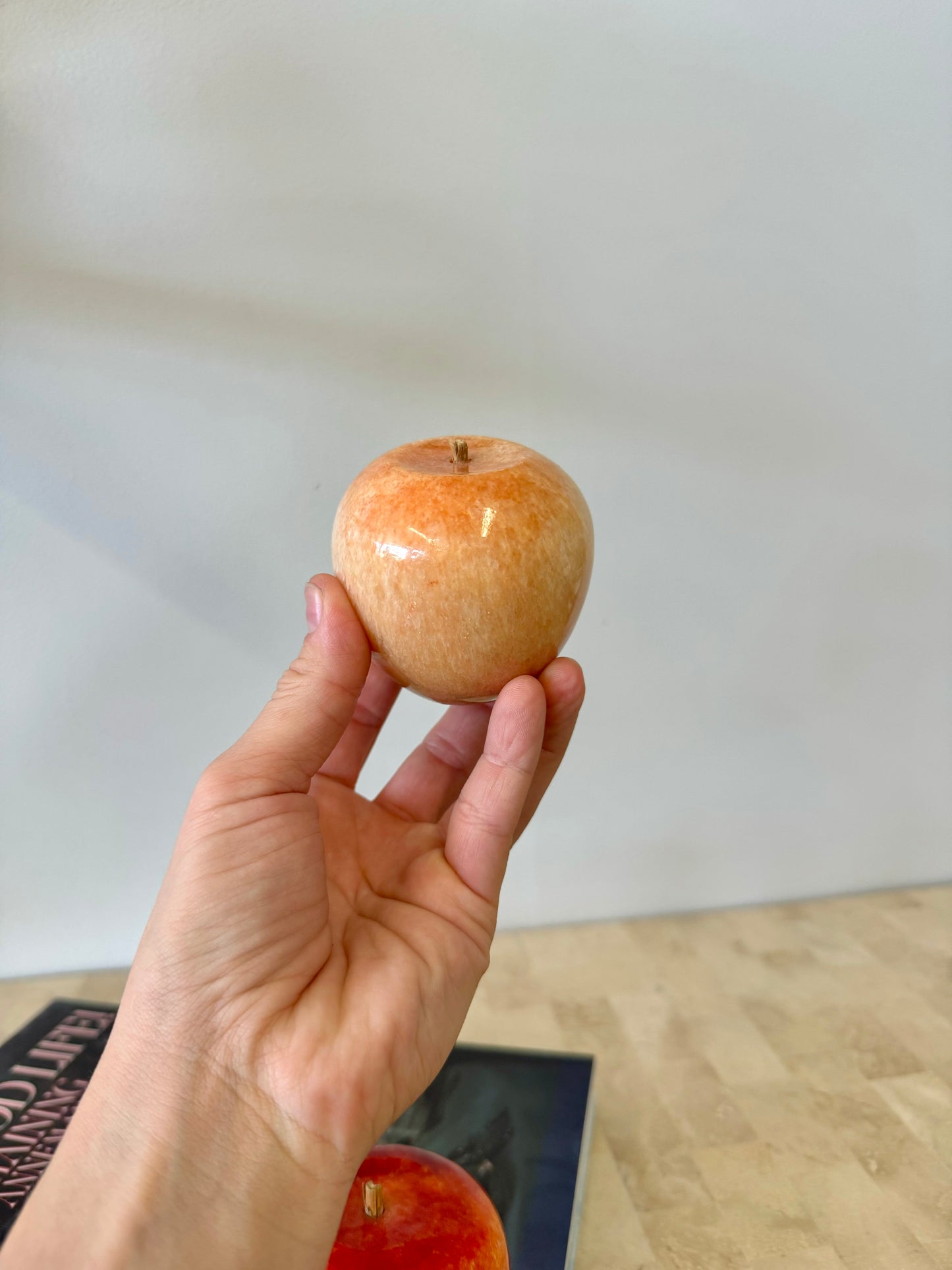 Vintage Alabaster Apples