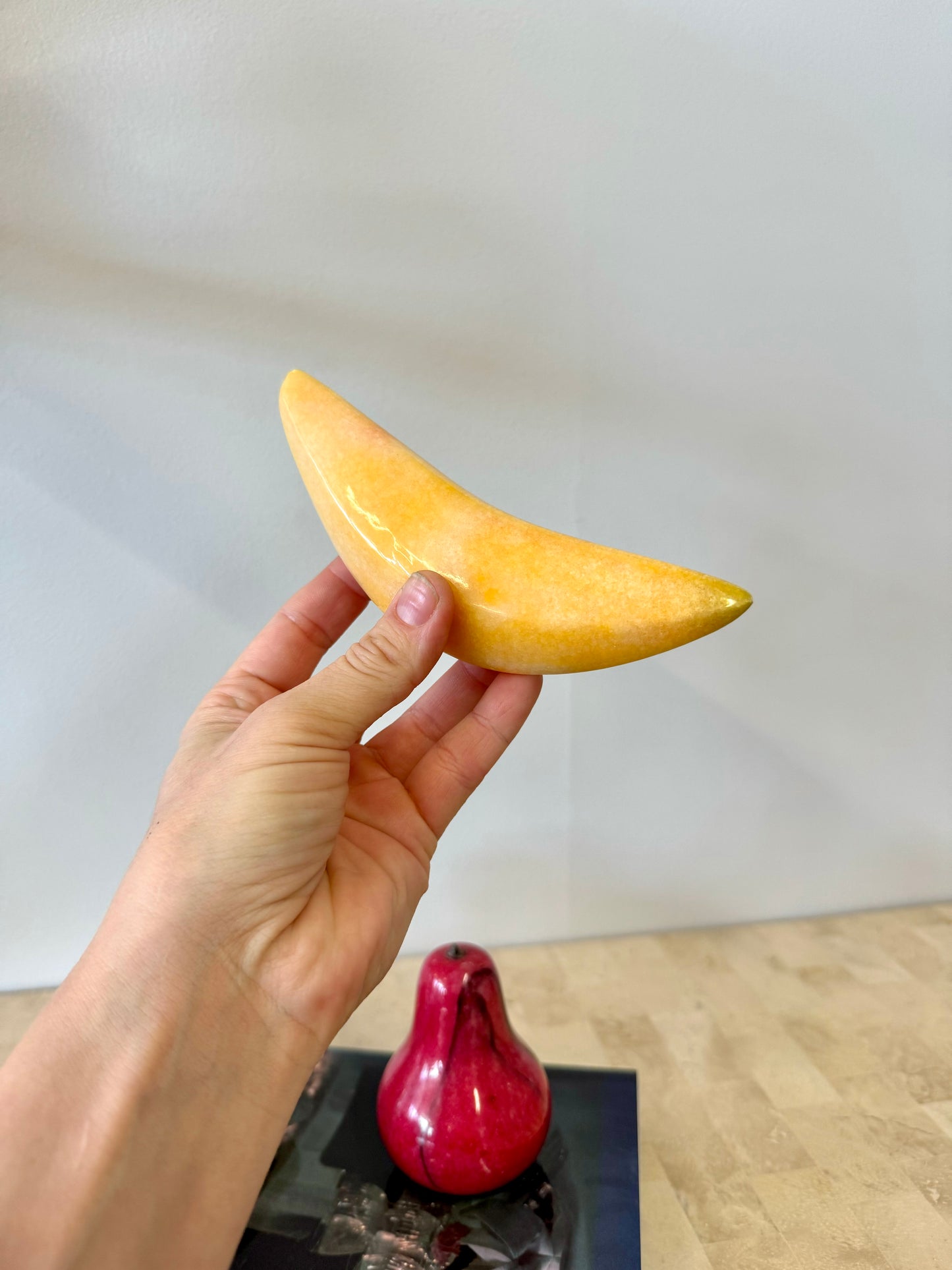 Vintage Alabaster and Marble Fruit