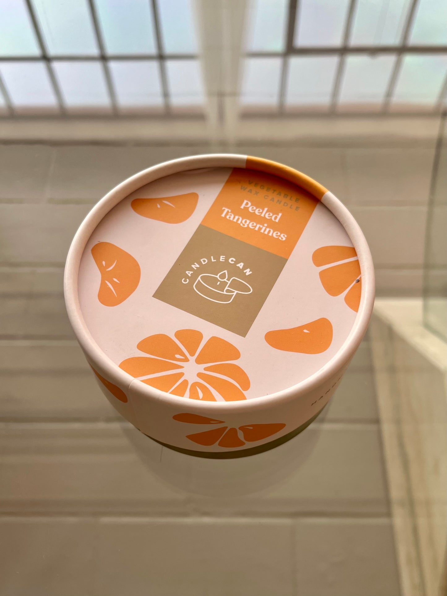 CandleCan Peeled Tangerines Tin Candle