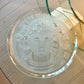Vintage Signed Perry Coyle Etched Art Glass Serving Platter