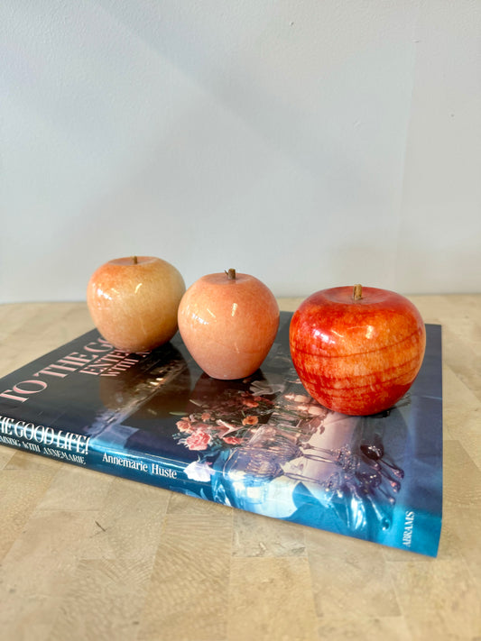Vintage Alabaster Apples