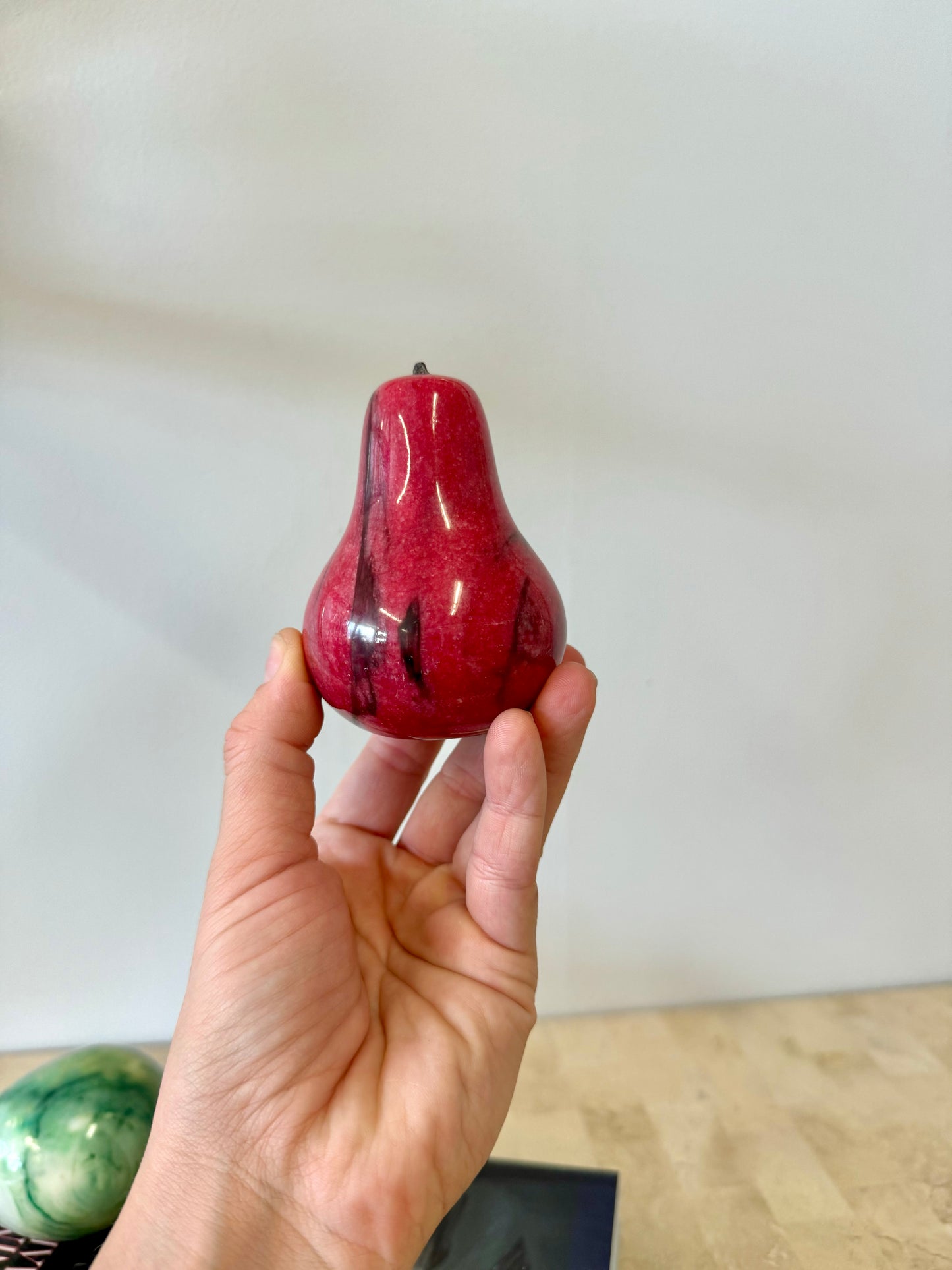 Vintage Alabaster and Marble Fruit