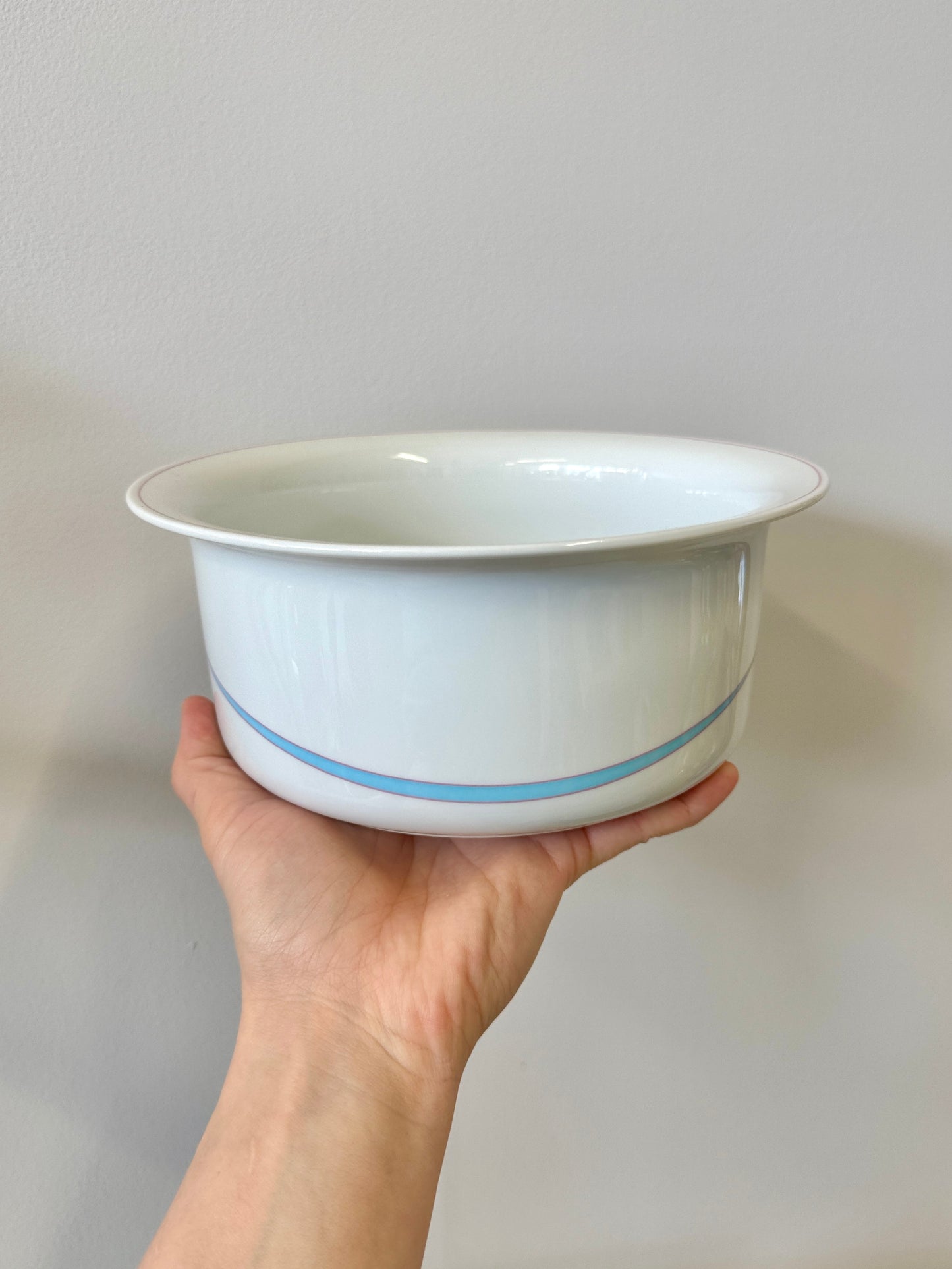 Vintage 1980s Pastel Rimmed Porcelain Arzberg “Orion” Tableware Set