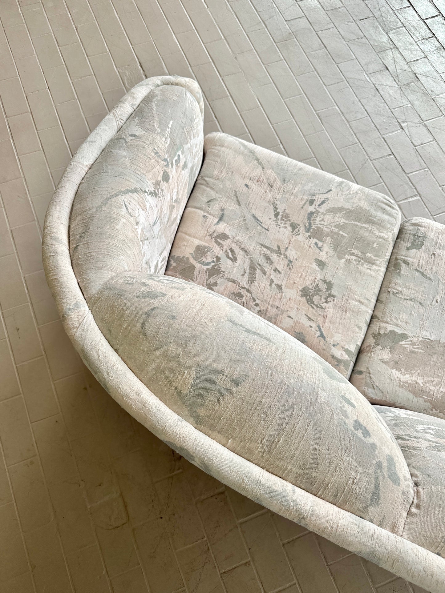 Postmodern Sculpted Sectional Sofa
