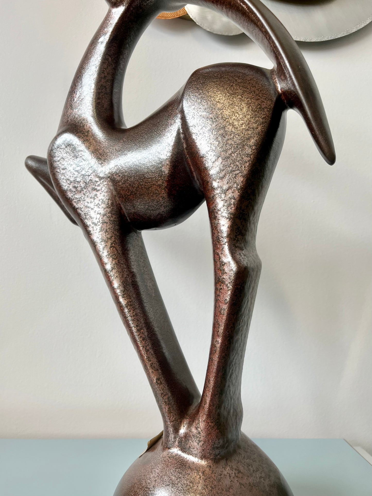 Vintage 1997 Royal Haeger Gazelle Statue