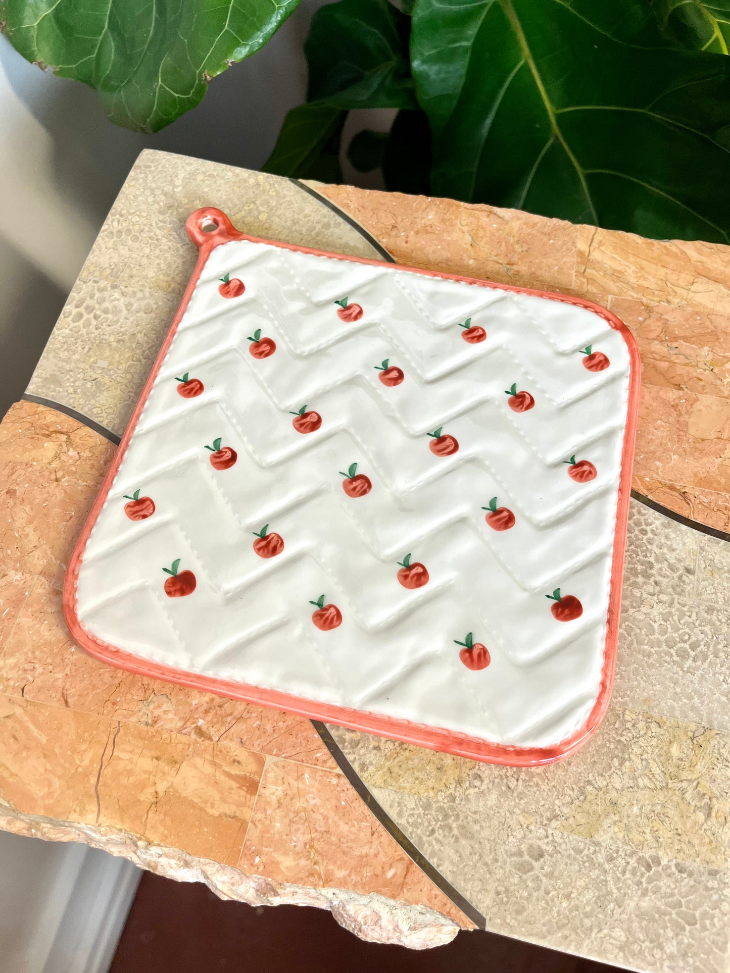 Vintage Sigma Ceramic “Pot Holder” Trivet