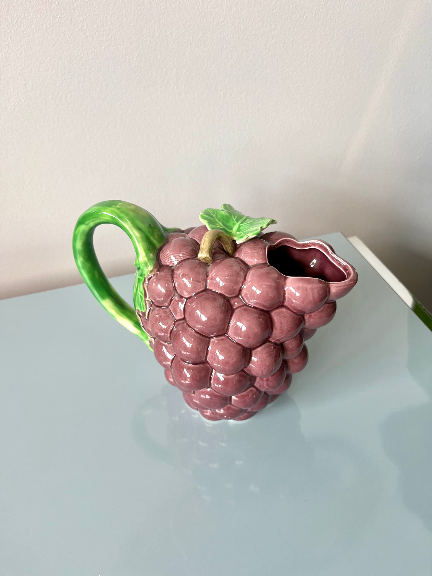 Vintage Ceramic Grape Pitcher