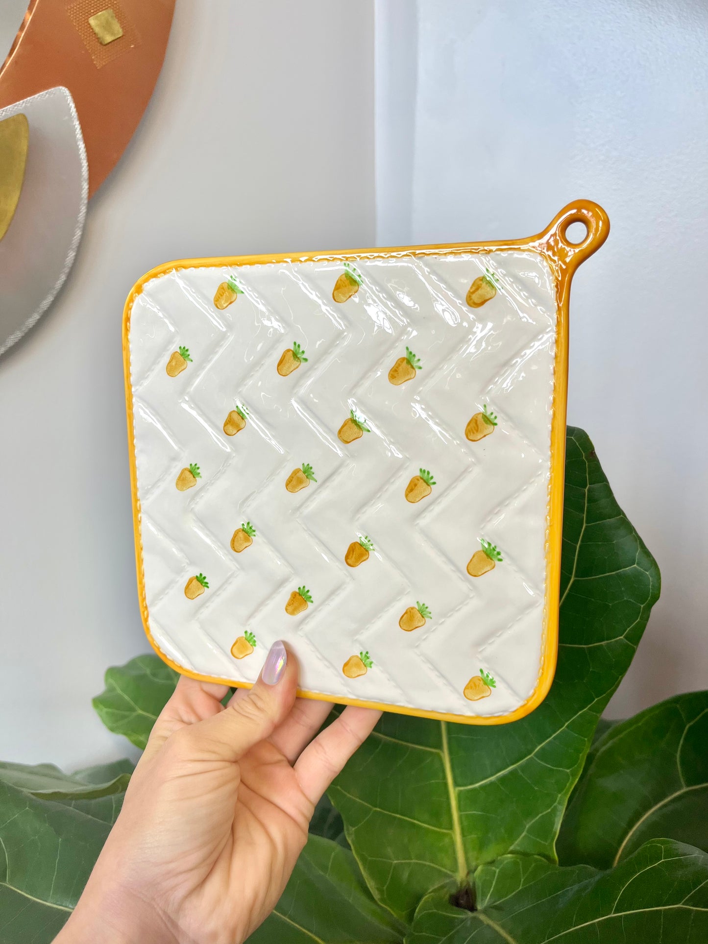 Vintage Sigma Ceramic “Pot Holder” Trivet