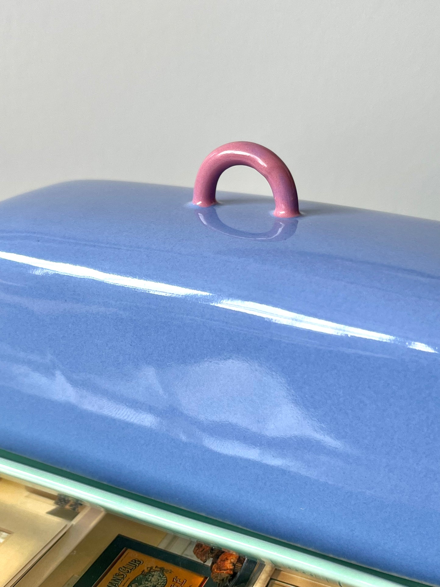 Postmodern Lindt-Stymeist Colorways Covered Butter Dish