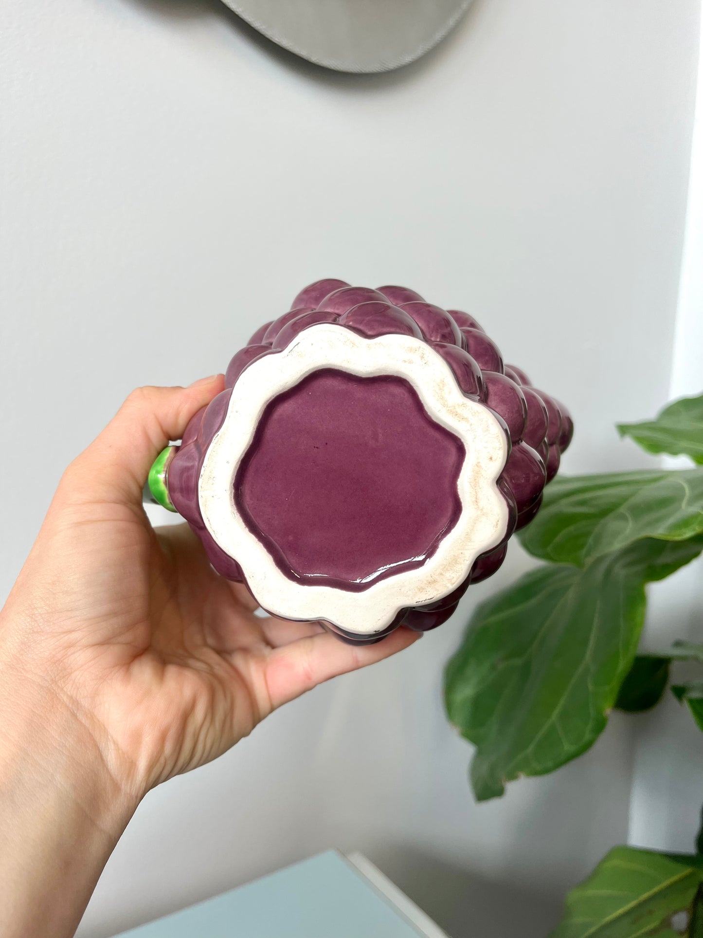 Vintage Ceramic Grape Pitcher