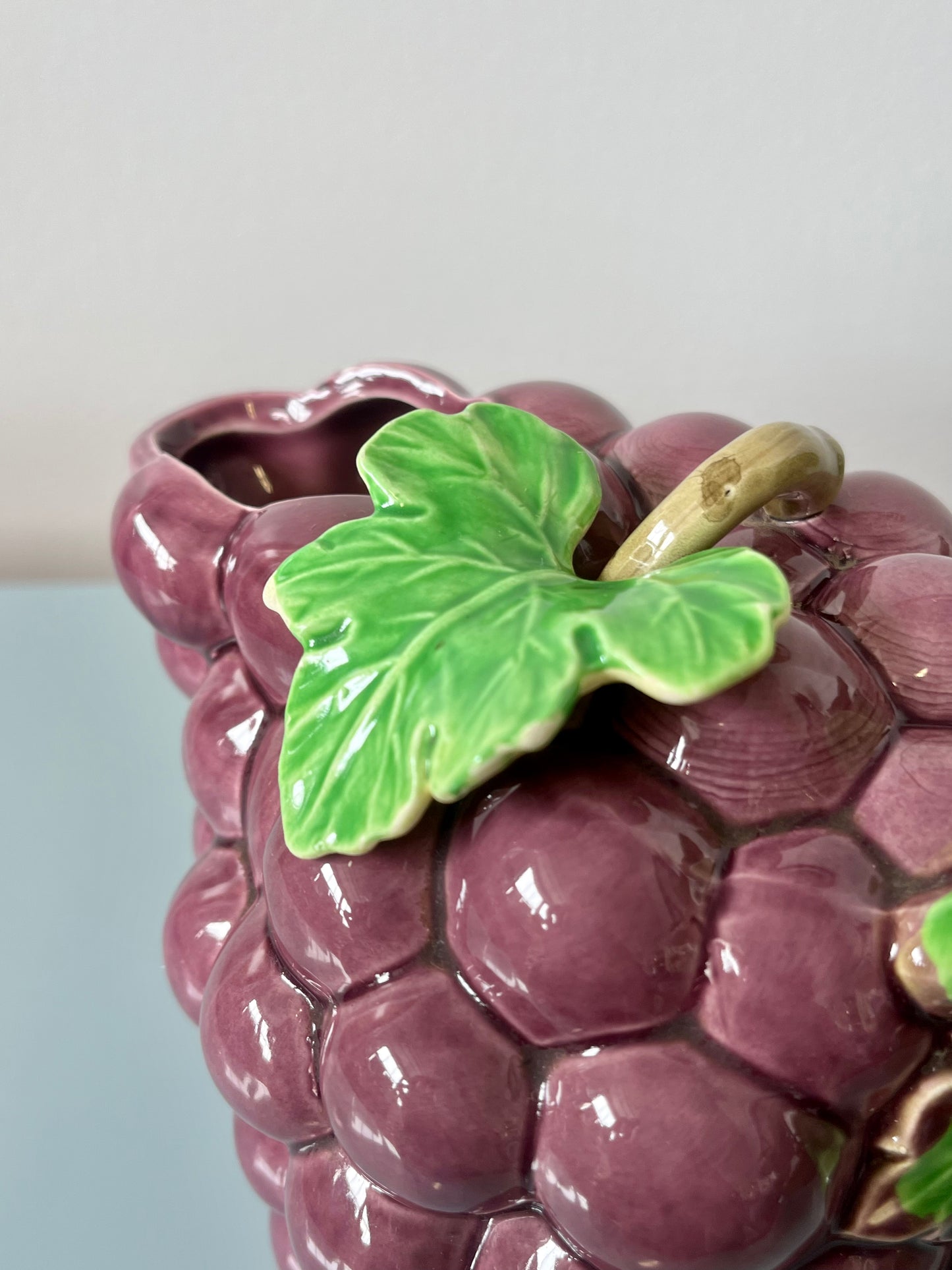 Vintage Ceramic Grape Pitcher