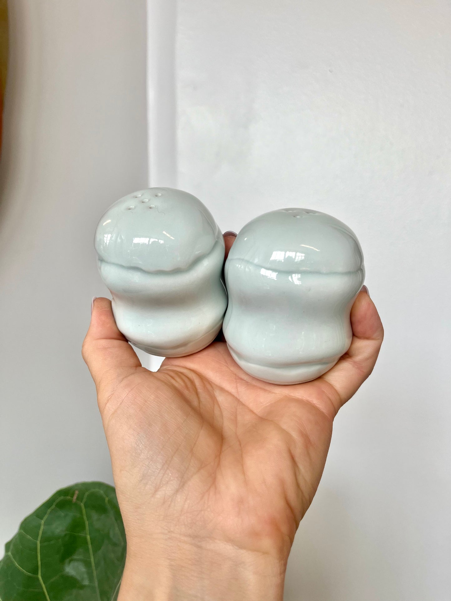 Vintage 1978 Studio Pottery Salt & Pepper Shakers