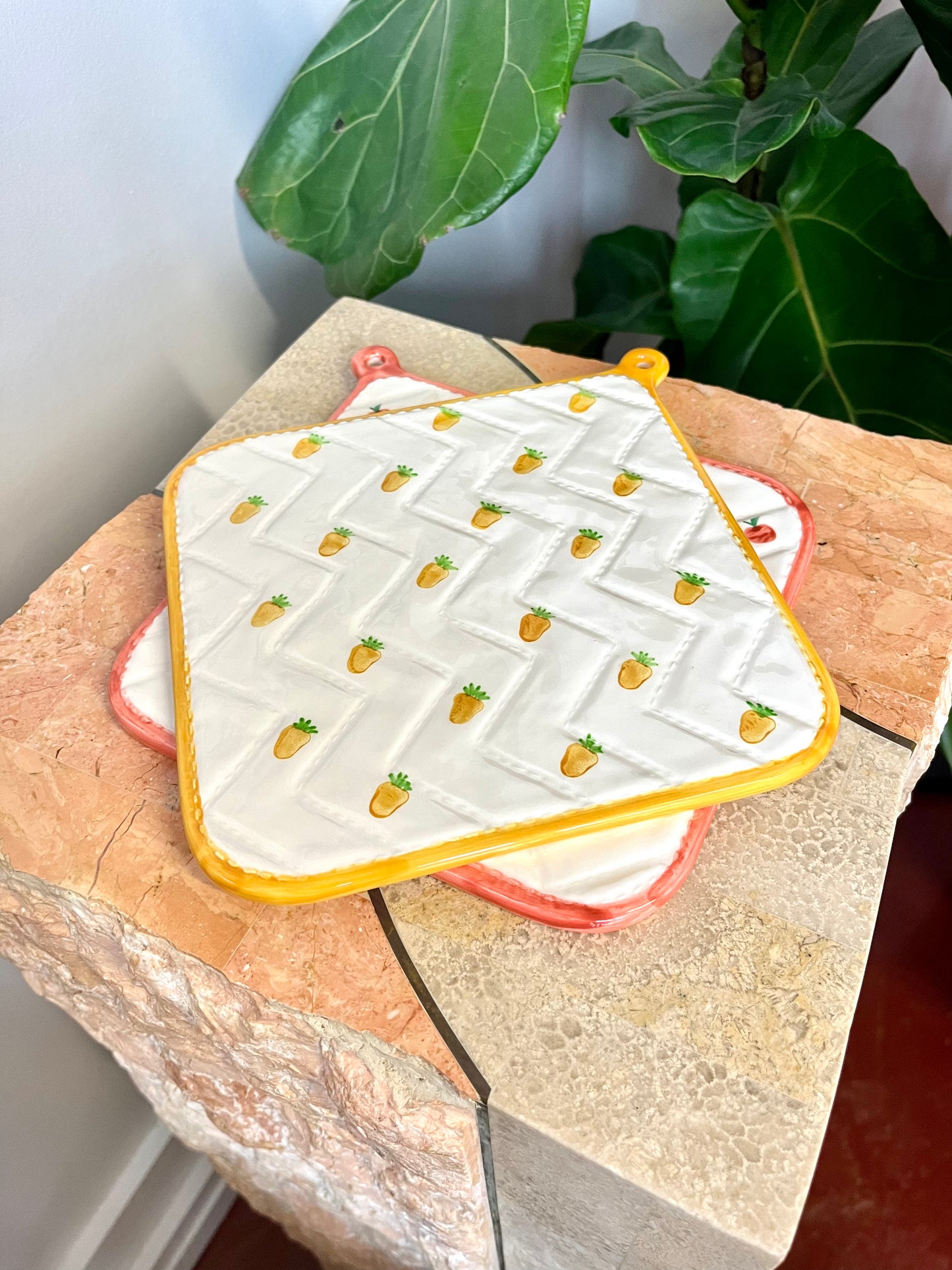 Vintage Sigma Ceramic “Pot Holder” Trivet