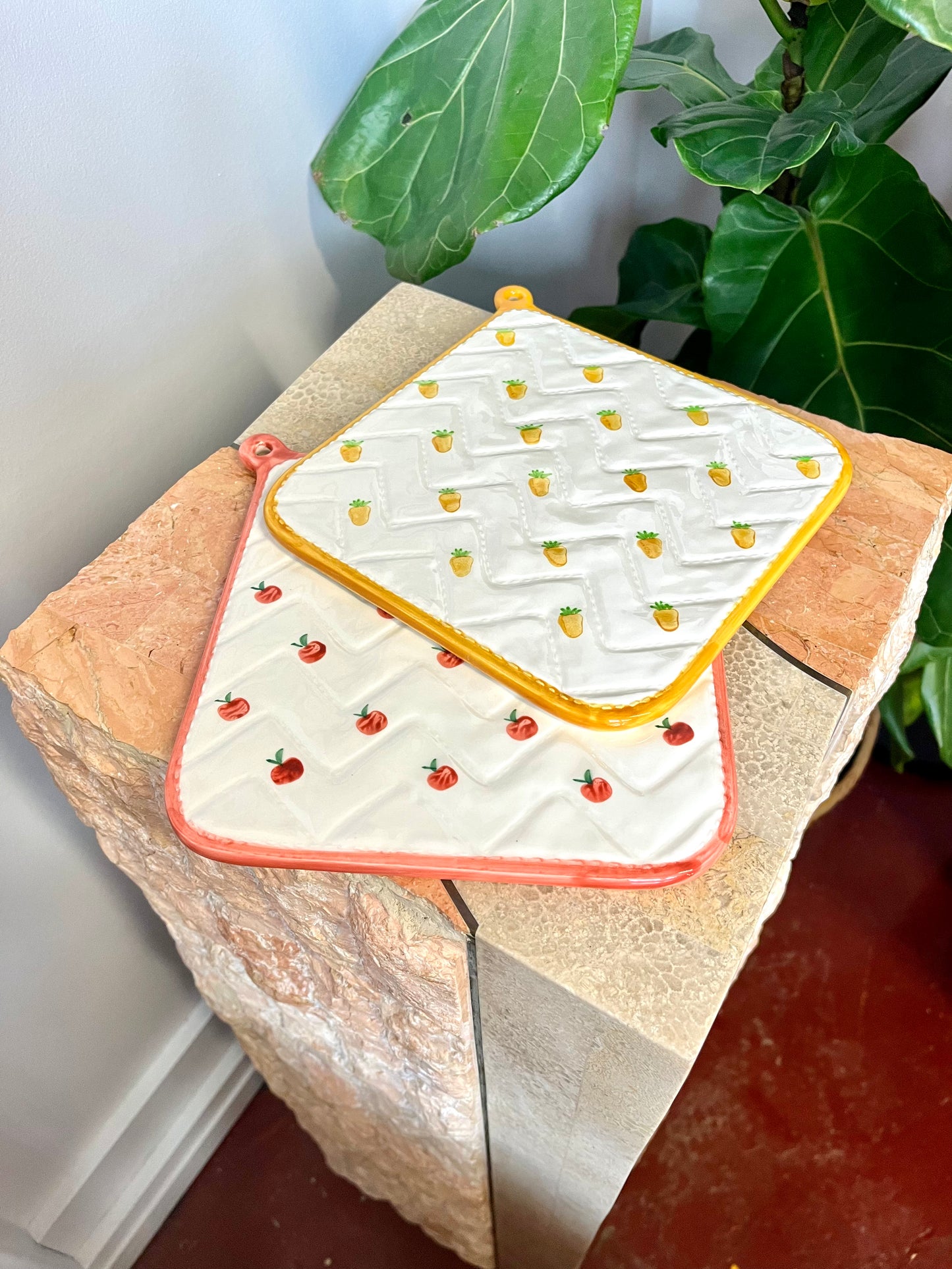 Vintage Sigma Ceramic “Pot Holder” Trivet