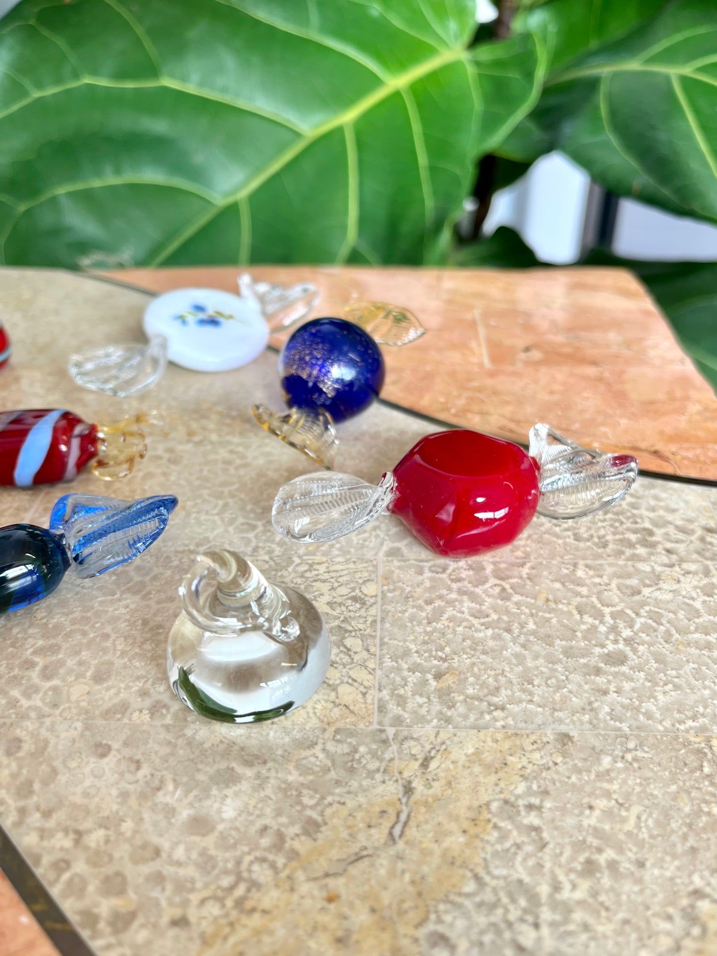 Vintage Blown Glass Candy Collection