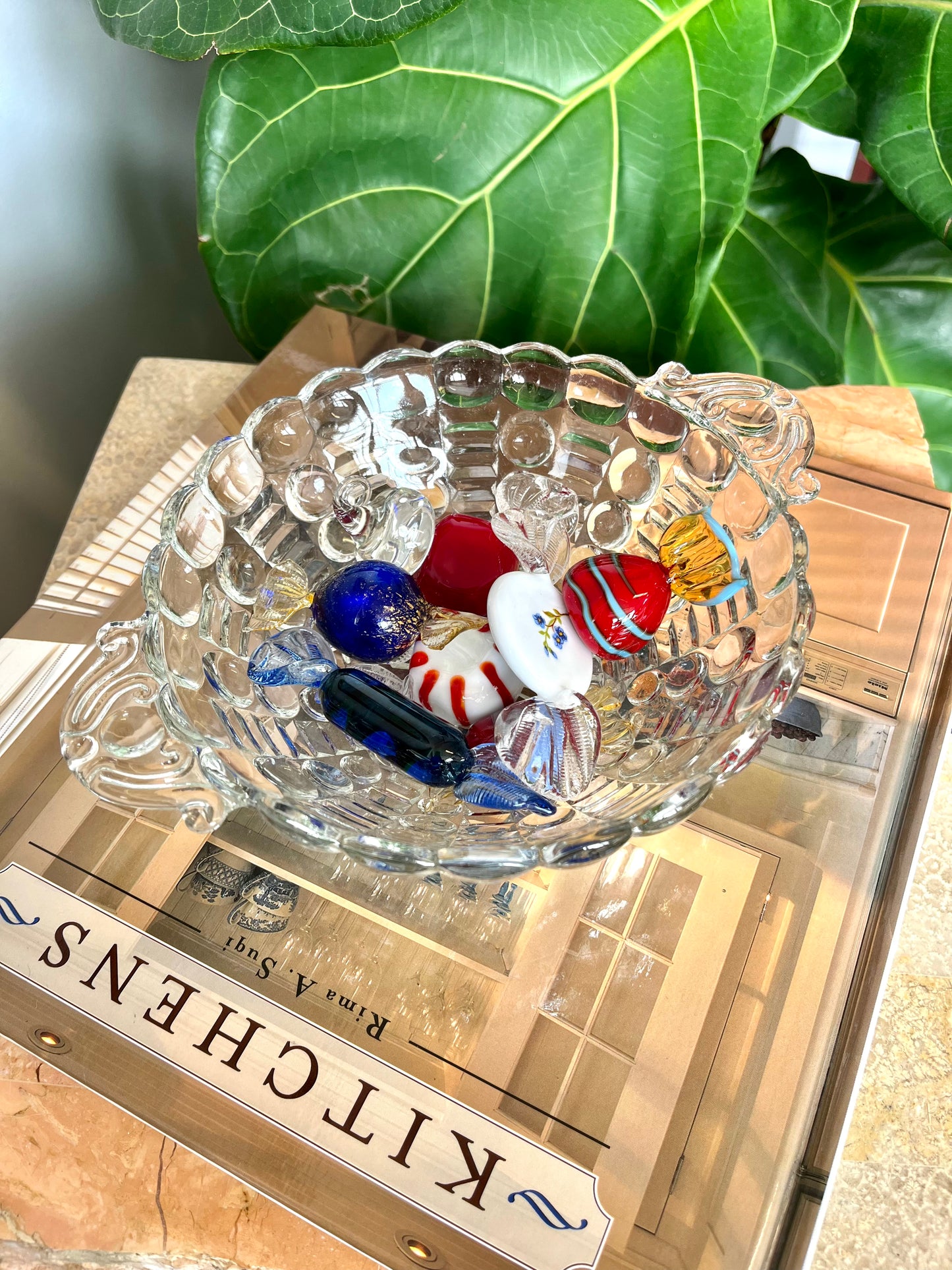 Vintage Blown Glass Candy Collection
