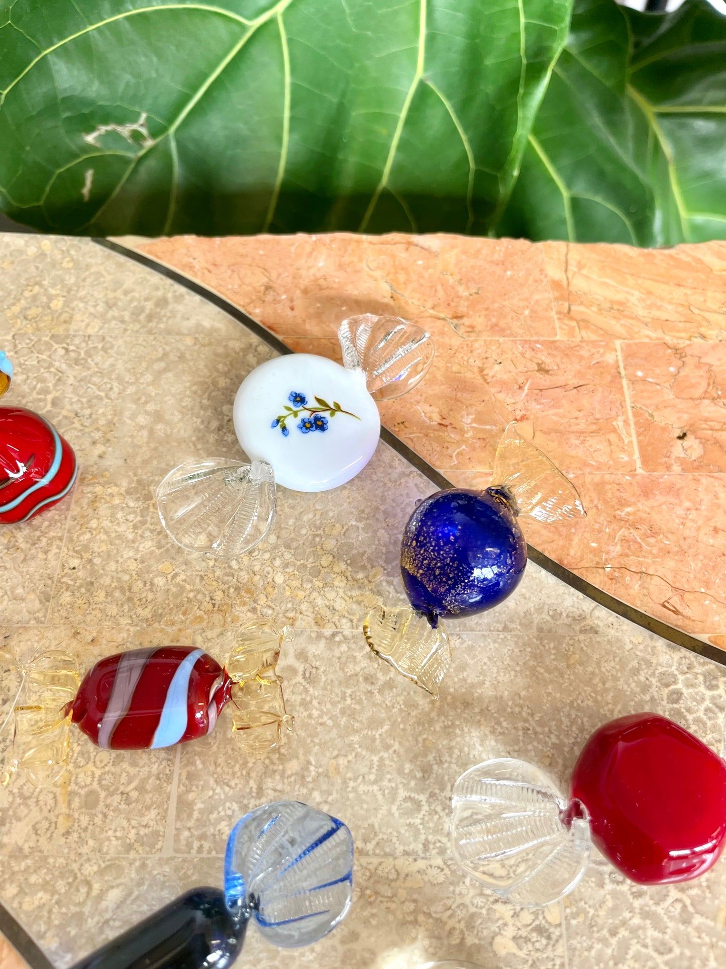 Vintage Blown Glass Candy Collection