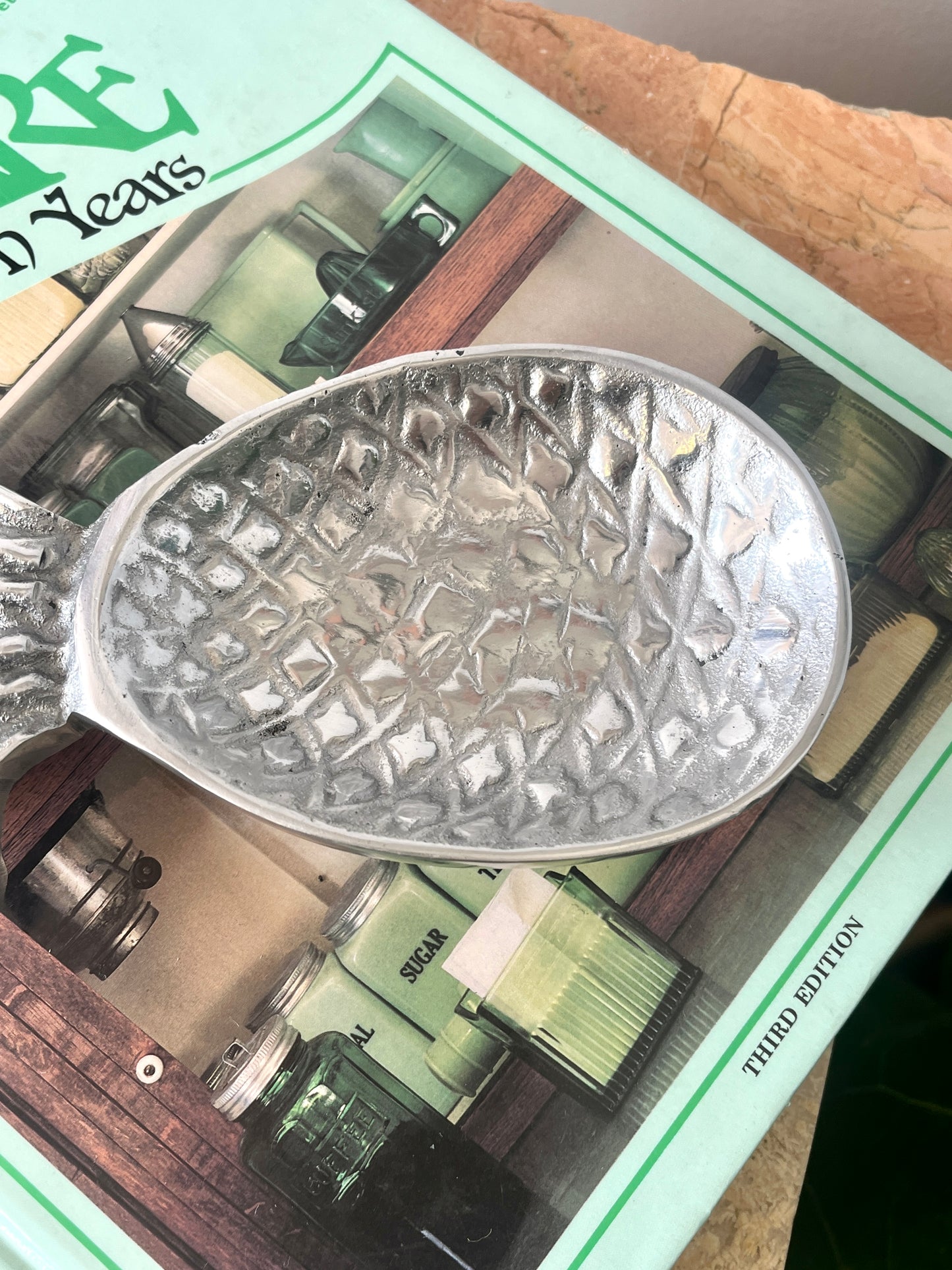 Vintage Pewter Pineapple Trinket Dish