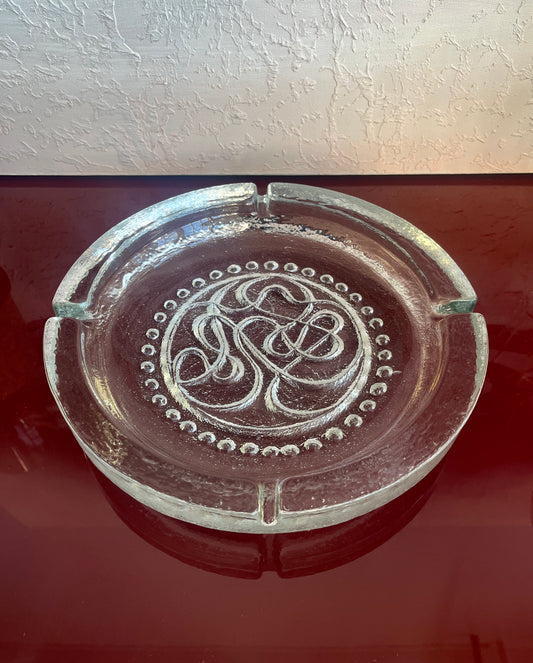 Mid-century Blenko Glass Oversized Ashtray