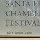 Georgia O’Keeffe "Santa Fe Chamber Music Festival" Print of “Cliffs Beyond Abiquiu”