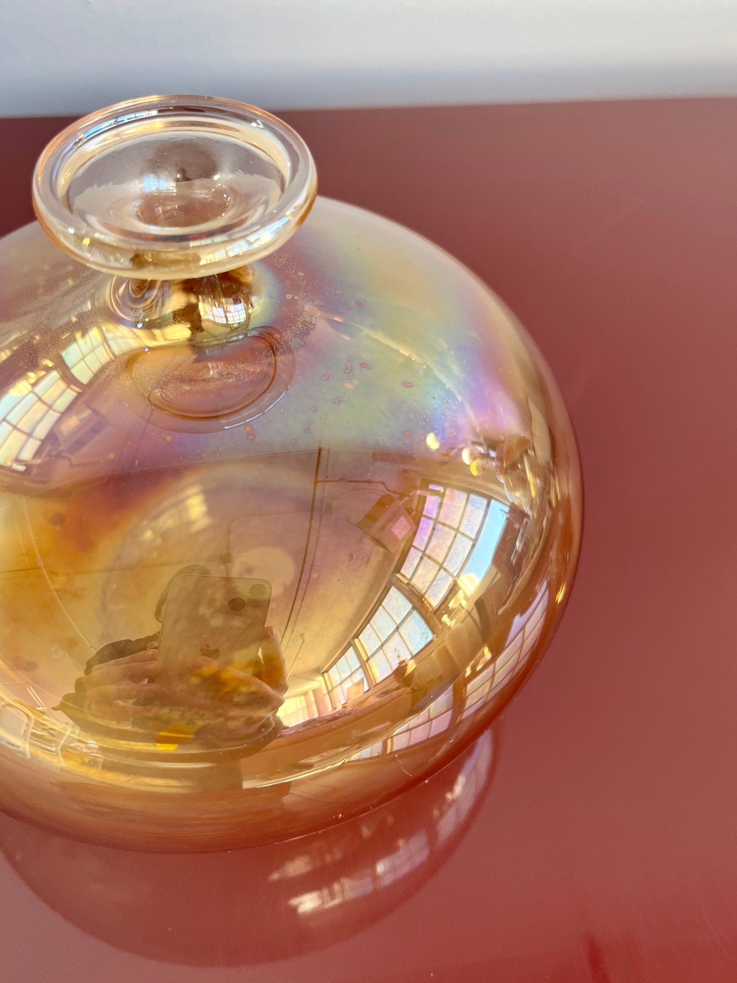 Vintage Oversized Art Glass Perfume Bottle