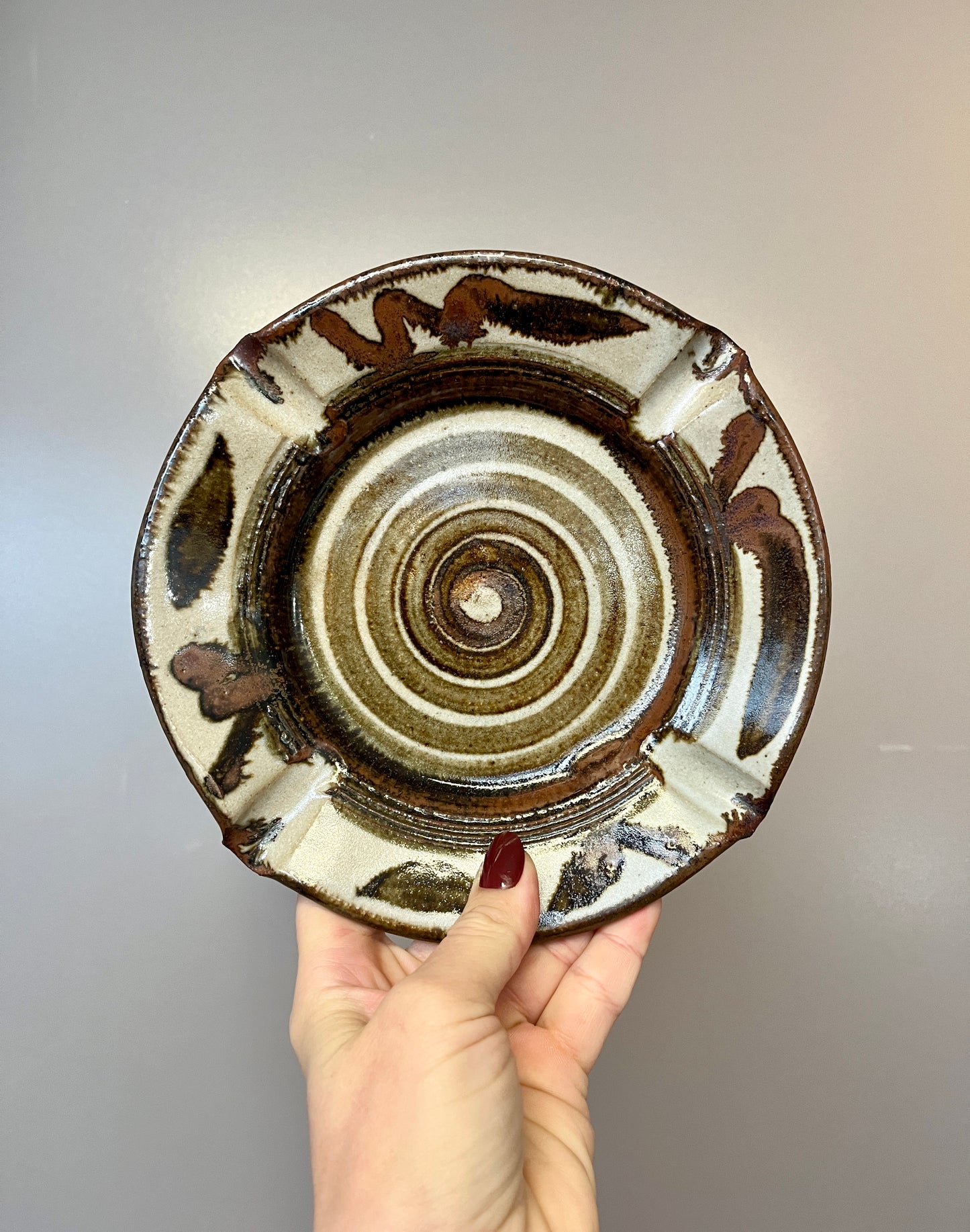 MCM Japanese Stoneware Ashtray
