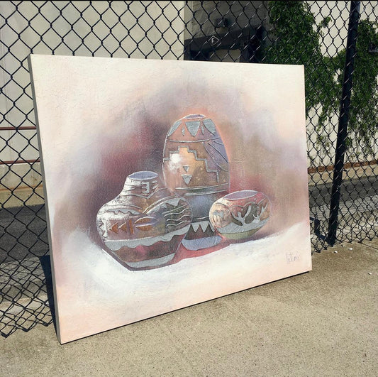 Vintage Southwest Lee Reynolds Oil Painting