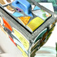 Vintage Ceramic Shard Mosaic and Cement Trinket Box