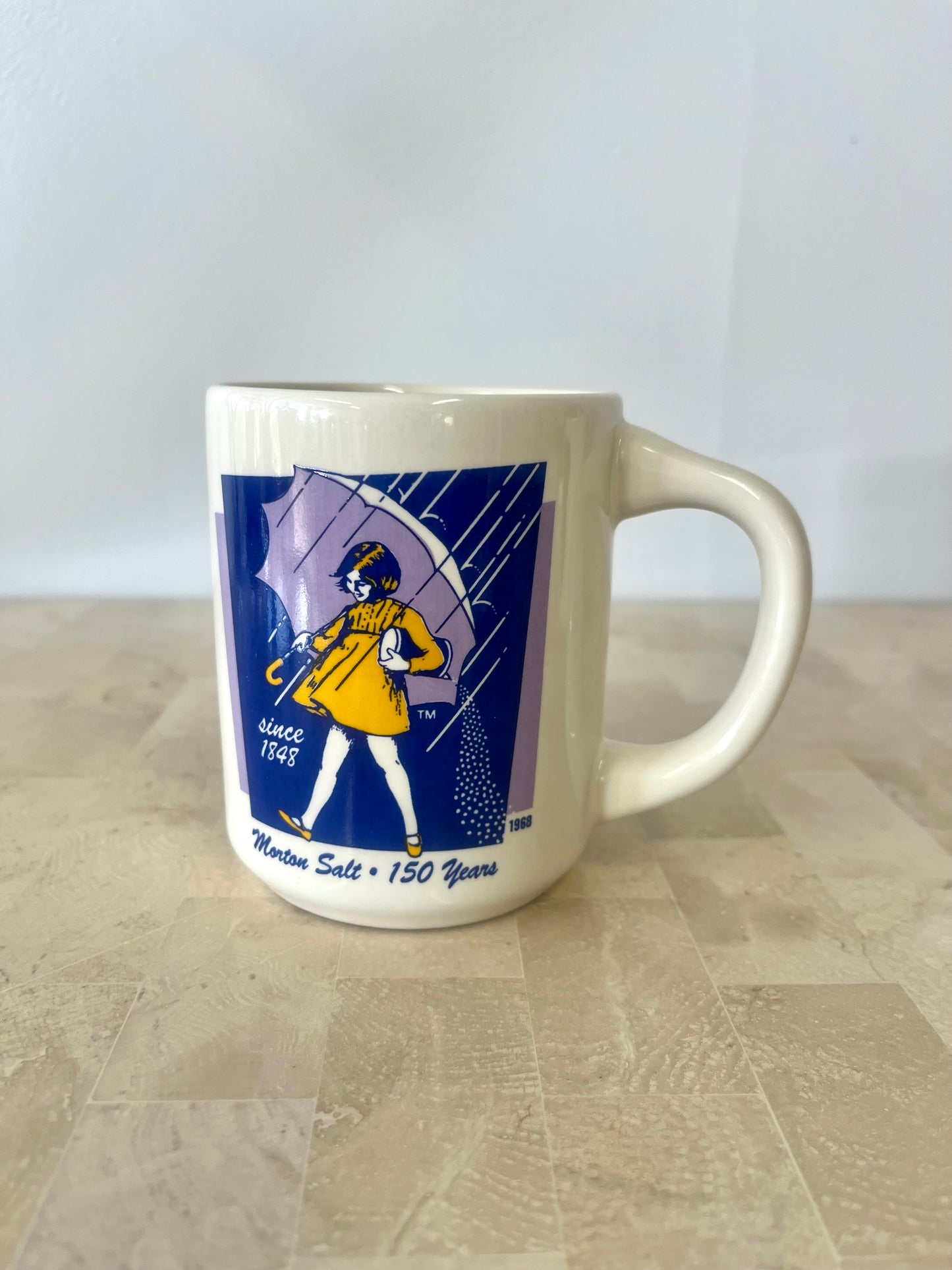 Vintage 1998 Morton Salt 150th Anniversary Mugs