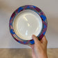 Set Five Vintage 1994 Memphis Style Majesticware “Twilight” Salad Plates