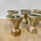 Vintage Studio Pottery Hexagon Goblets