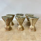 Vintage Studio Pottery Hexagon Goblets